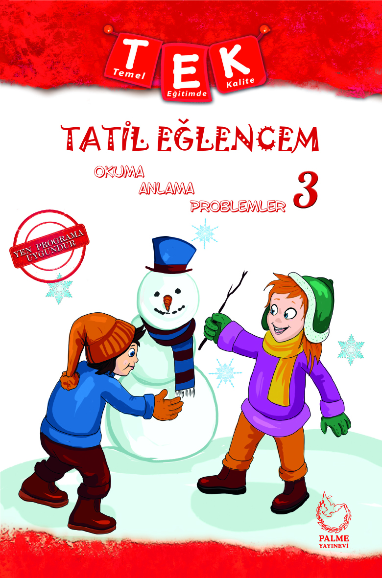 3. Sınıf Tatil Eğlencem Okuma Anlama Problemleri kapak görseli